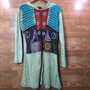 Rising International Zippered Long Sleeve Hoodie/Dress